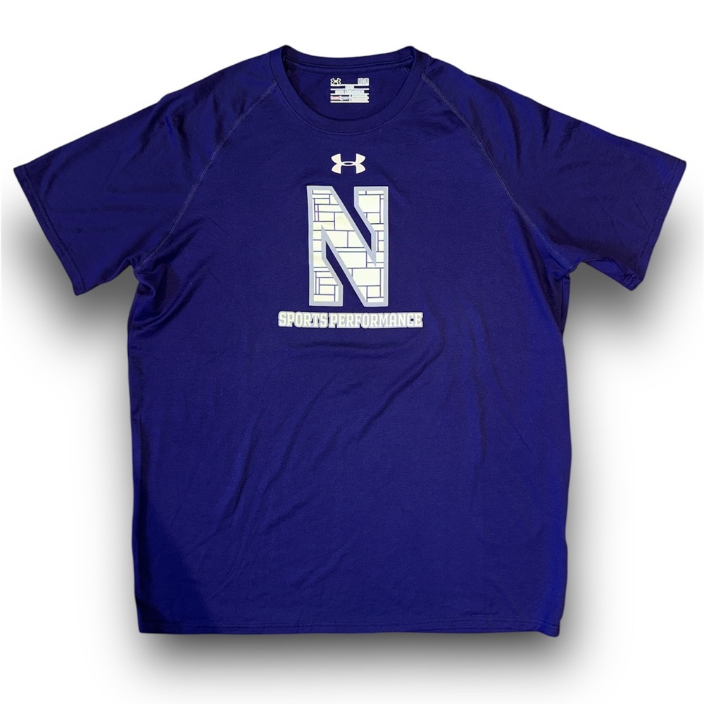 Under Armour Northwestern Wildcats Sports Performance Men's Purple Tee